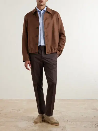 Slowear Wool and Linen-Blend Bomber - Men | Thumbnail 2 Slowear Wool and Linen-Blend Bomber - Men | Thumbnail 2