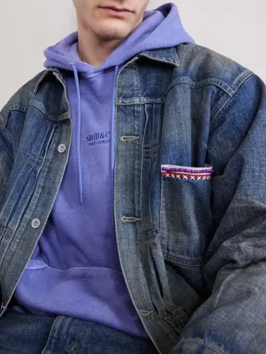 Neighborhood Logo-Embroidered Pigment-Dyed Cotton-Jersey Hoodie - Men | Thumbnail 5 Neighborhood Logo-Embroidered Pigment-Dyed Cotton-Jersey Hoodie - Men | Thumbnail 5