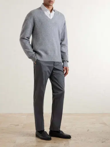 Slowear Tapered Stretch-Cotton Trousers - Men | Thumbnail 2 Slowear Tapered Stretch-Cotton Trousers - Men | Thumbnail 2