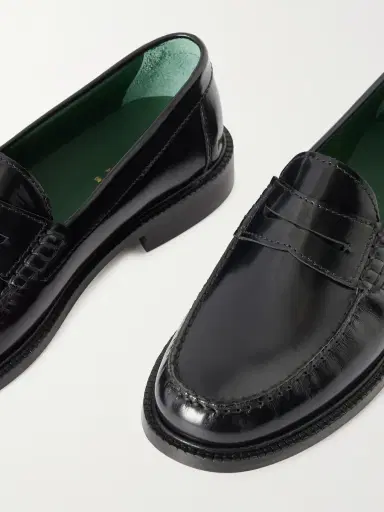 Vinny's Yardee Polished-Leather Penny Loafers - Men | Thumbnail 5