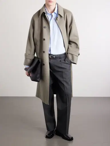 mfpen Service Pleated Wool Trousers - Men | Thumbnail 2 mfpen Service Pleated Wool Trousers - Men | Thumbnail 2