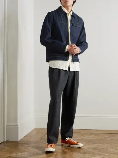 Oliver Spencer Connell Checked Organic Cotton-Seersucker Shirt - Men | Thumbnail 2 Oliver Spencer Connell Checked Organic Cotton-Seersucker Shirt - Men | Thumbnail 2