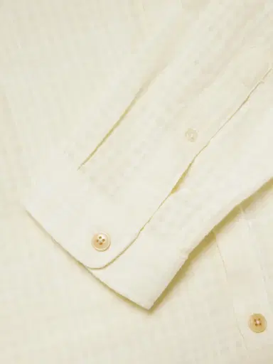 Oliver Spencer Connell Checked Organic Cotton-Seersucker Shirt - Men | Thumbnail 6 Oliver Spencer Connell Checked Organic Cotton-Seersucker Shirt - Men | Thumbnail 6
