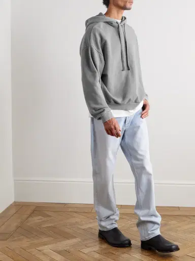 AGOLDE Salford Cotton-Jersey Hoodie - Men | Thumbnail 2