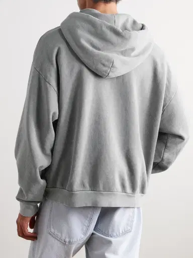 AGOLDE Salford Cotton-Jersey Hoodie - Men | Thumbnail 4