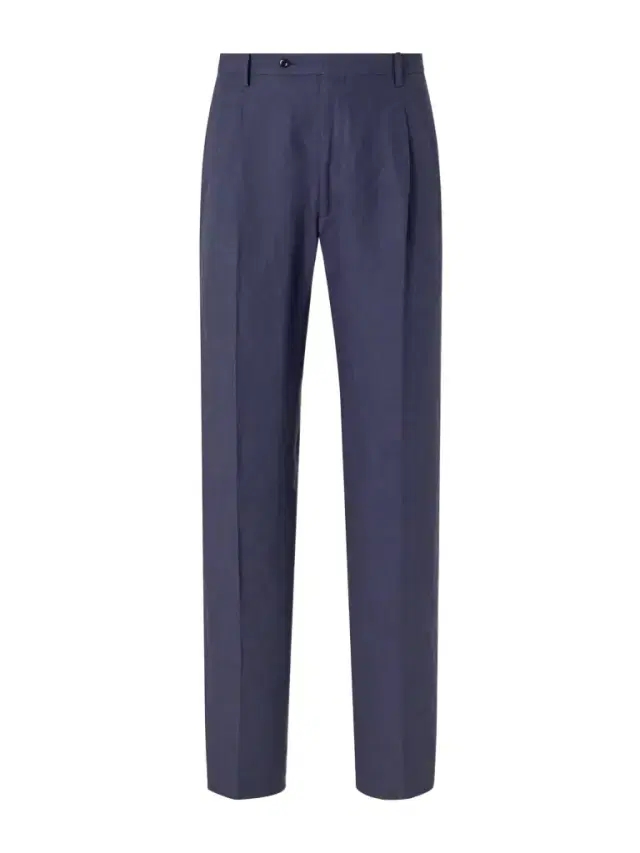 Ciro Straight-Leg Linen Suit Trousers - Men