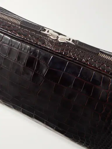 Tom Ford Croc-Effect Leather Pouch - Men | Thumbnail 5 Tom Ford Croc-Effect Leather Pouch - Men | Thumbnail 5