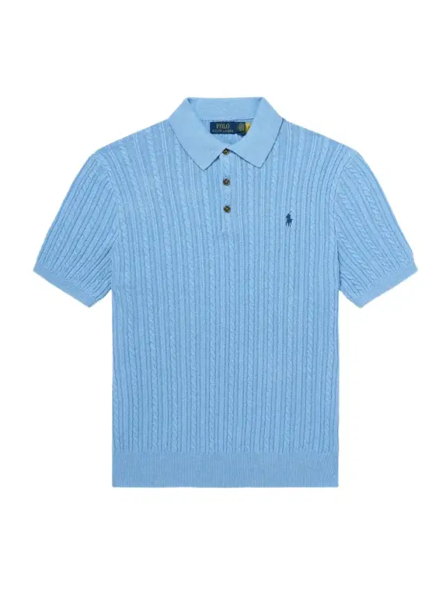 Cable-Knit Cotton Polo Shirt - Men