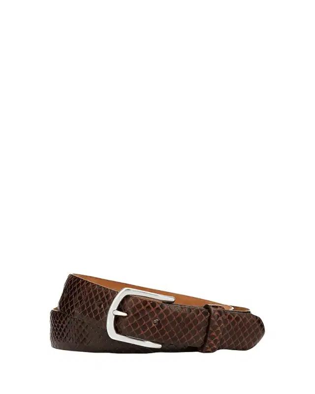 Men's Anaconda Snakeskin Belt