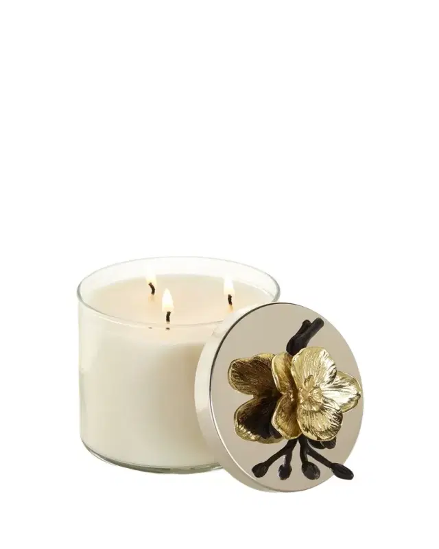 Michael Aram 13. 5 oz. Gold Orchid Candle