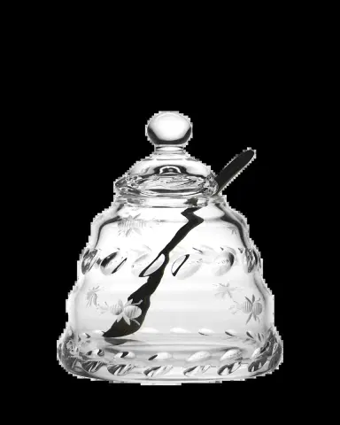 William Yeoward Crystal Buzzy Honey Jar with Spoon | Thumbnail 2