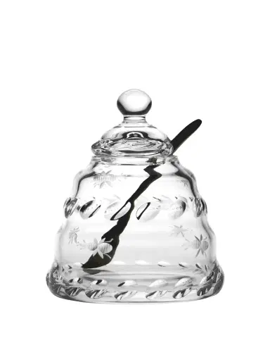 William Yeoward Crystal Buzzy Honey Jar with Spoon | Thumbnail 1
