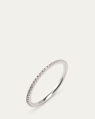 EF COLLECTION Diamond Eternity Stackable Ring | Thumbnail 3