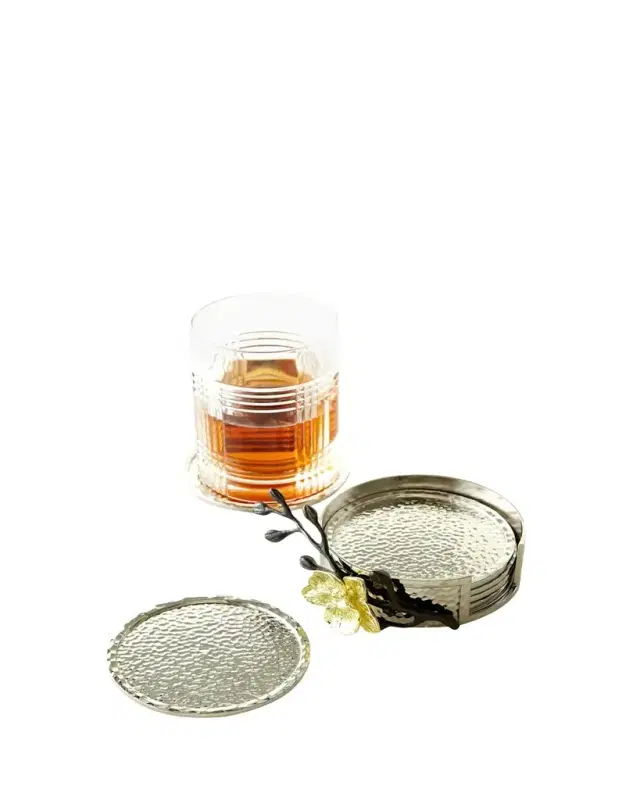Michael Aram Gold Orchid Coasters, 6-Piece Set