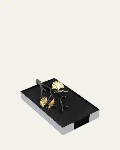 Michael Aram Butterfly Ginkgo Guest Towel Holder | Thumbnail 2 Michael Aram Butterfly Ginkgo Guest Towel Holder | Thumbnail 2