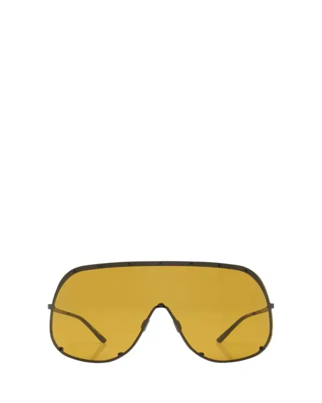 Men's Solid-Frame Shield Sunglasses
