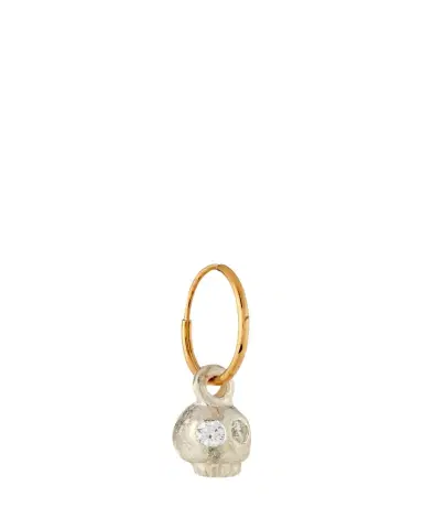 Lee Brevard Medium Rodger Single Earring with Stones | Thumbnail 1 Lee Brevard Medium Rodger Single Earring with Stones | Thumbnail 1