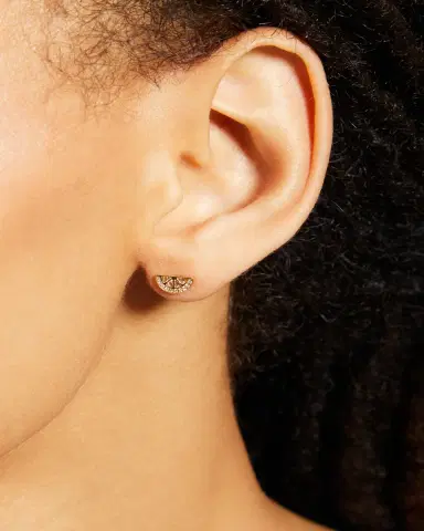 Sydney Evan 14k Diamond and Yellow Sapphire Lemon Earring | Thumbnail 2 Sydney Evan 14k Diamond and Yellow Sapphire Lemon Earring | Thumbnail 2