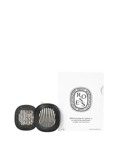 Diptyque Roses Car Fragrance Diffuser and Refill Insert Set, 0.07 oz. | Thumbnail 1