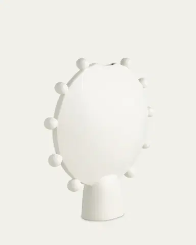 Ashley Childers for Global Views Spheres Collection White Vessel | Thumbnail 2 Ashley Childers for Global Views Spheres Collection White Vessel | Thumbnail 2