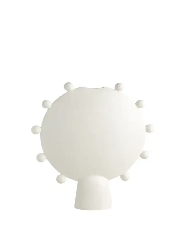 Ashley Childers for Global Views Spheres Collection White Vessel
