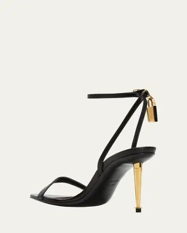 Tom Ford Lock Leather Sandals | Thumbnail 3