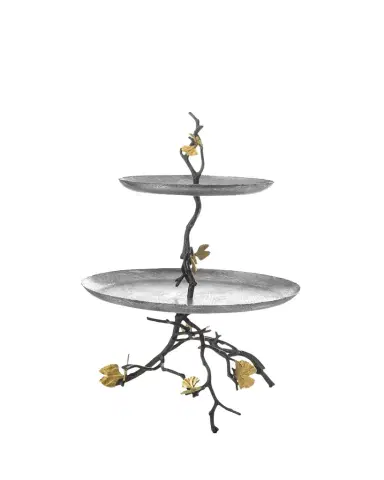 Michael Aram Butterfly Ginkgo 2 Tier Etagere | Thumbnail 1