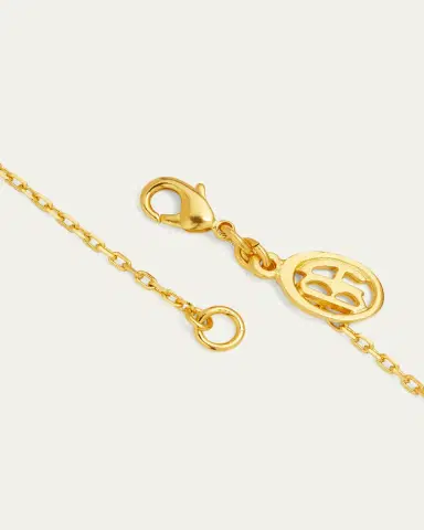 ben-amun 24k Gold Electroplate Chain Necklace with Heart Locket Pendant | Thumbnail 4