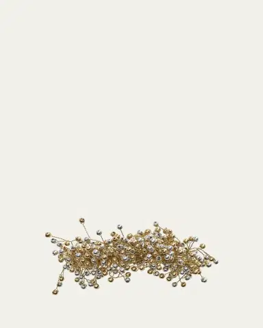 Kim Seybert Spray Napkin Ring, Gold and Silver | Thumbnail 2