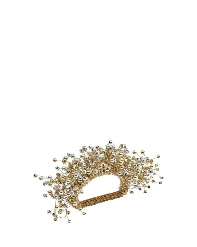 Kim Seybert Spray Napkin Ring, Gold and Silver