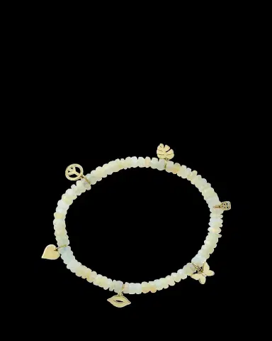 Sydney Evan 5mm Ethiopian Opal Multi-Charm Bracelet | Thumbnail 2
