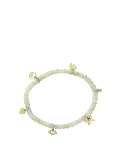 Sydney Evan 5mm Ethiopian Opal Multi-Charm Bracelet | Thumbnail 1
