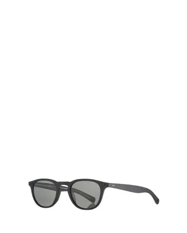 Garrett Leight Men's Hampton X Round Acetate Sunglasses, Black | Thumbnail 1 Garrett Leight Men's Hampton X Round Acetate Sunglasses, Black | Thumbnail 1