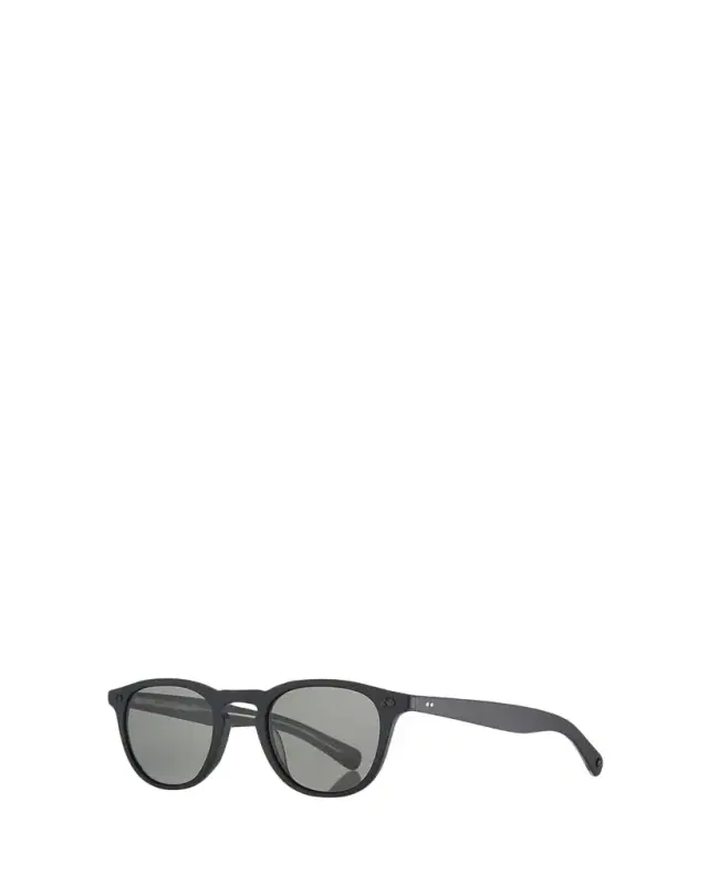 Men's Hampton X Round Acetate Sunglasses, Black