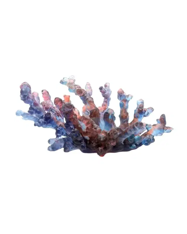 Daum Coral Sea Medium Bowl, Blue/Red