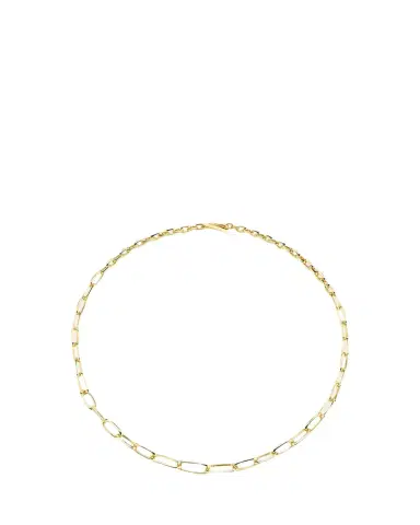 Lizzie Mandler Fine Jewelry Graduated Knife Edge Oval Link Choker | Thumbnail 1