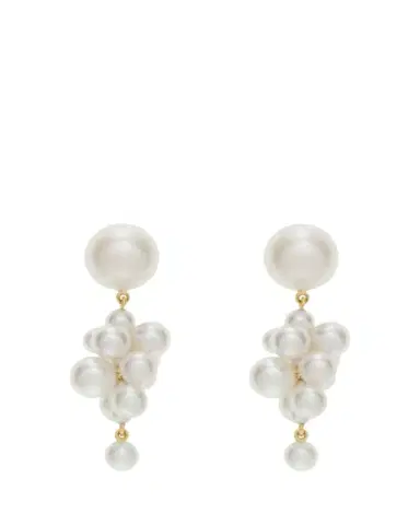 Sophie Bille Brahe Pair Botticelli Clustered Freshwater Earrings | Thumbnail 1