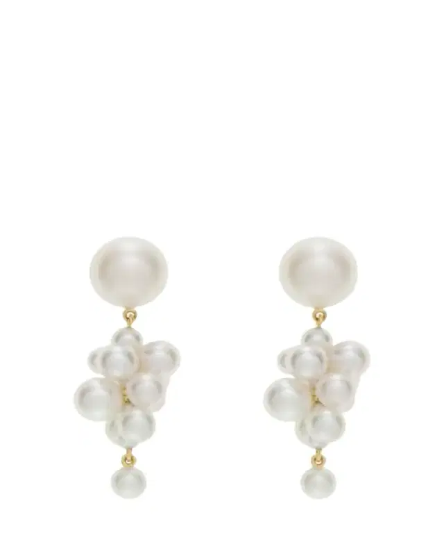 Pair Botticelli Clustered Freshwater Earrings