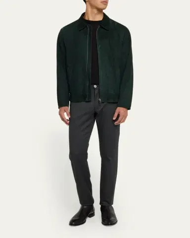 Brioni Men's Long-Sleeve Crewneck T-Shirt | Thumbnail 2 Brioni Men's Long-Sleeve Crewneck T-Shirt | Thumbnail 2