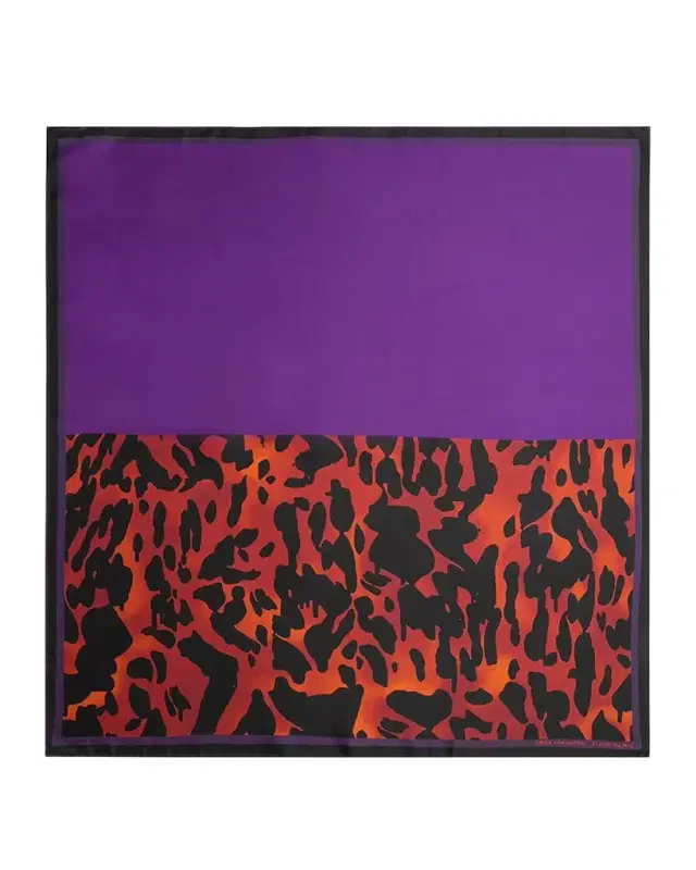 Dries Van Noten Fleur Du Mal Silk Foulard