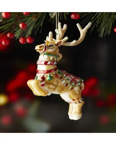 Jay Strongwater Donner Christmas Ornament | Thumbnail 3
