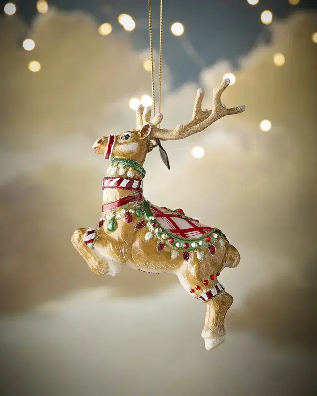 Jay Strongwater Donner Christmas Ornament