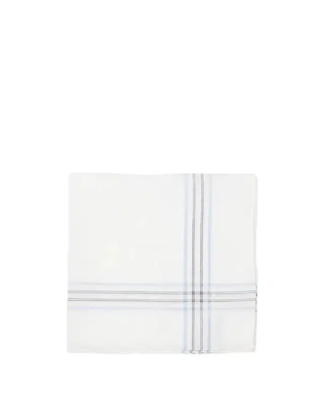 Men's Plaid Stripe Handkerchief