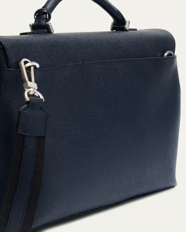 Valextra Men's Avietta Leather Briefcase | Thumbnail 2 Valextra Men's Avietta Leather Briefcase | Thumbnail 2