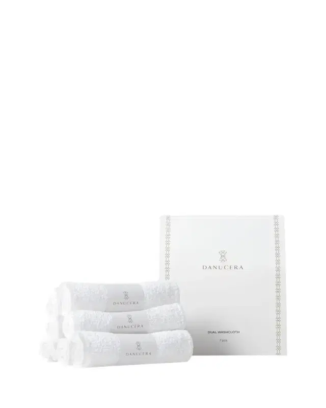 Danucera Dual Washcloth, Seven Pack