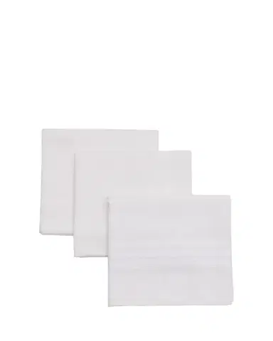 Simonnot Godard Men's 3-Pack Hand-Rolled Egyptian Cotton Handkerchiefs | Thumbnail 1