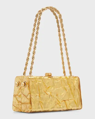 Cult Gaia Hajar Crinkled Acrylic Chain Shoulder Bag | Thumbnail 6