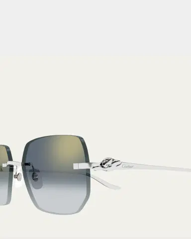 Cartier Rimless Metal Butterfly Sunglasses | Thumbnail 5 Cartier Rimless Metal Butterfly Sunglasses | Thumbnail 5