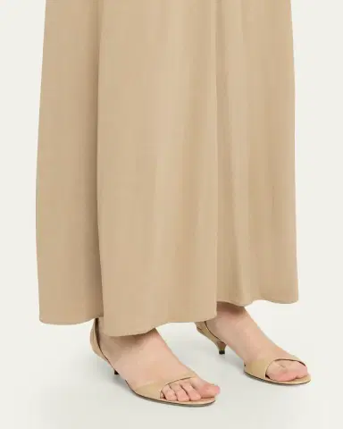 THE ROW Vika Leather Ankle-Strap Sandals | Thumbnail 2