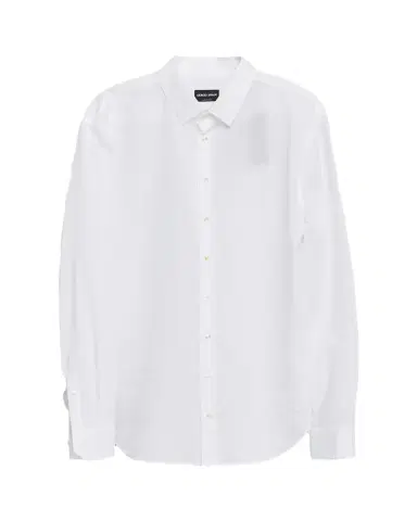 Giorgio Armani Men's Solid Seersucker Sport Shirt | Thumbnail 1